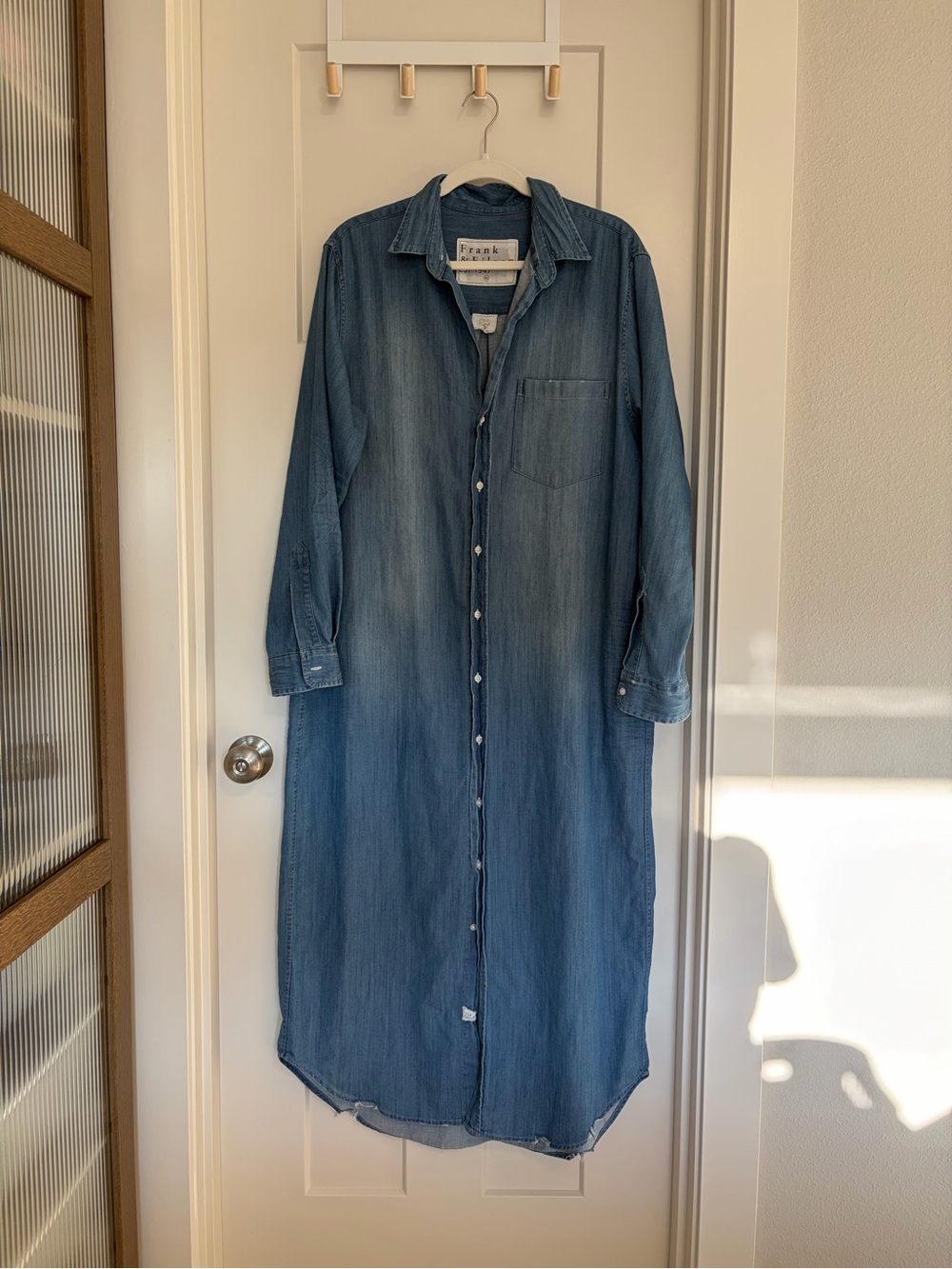 Frank & Eileen Rory Denim Long Sleeve Shirt Dress